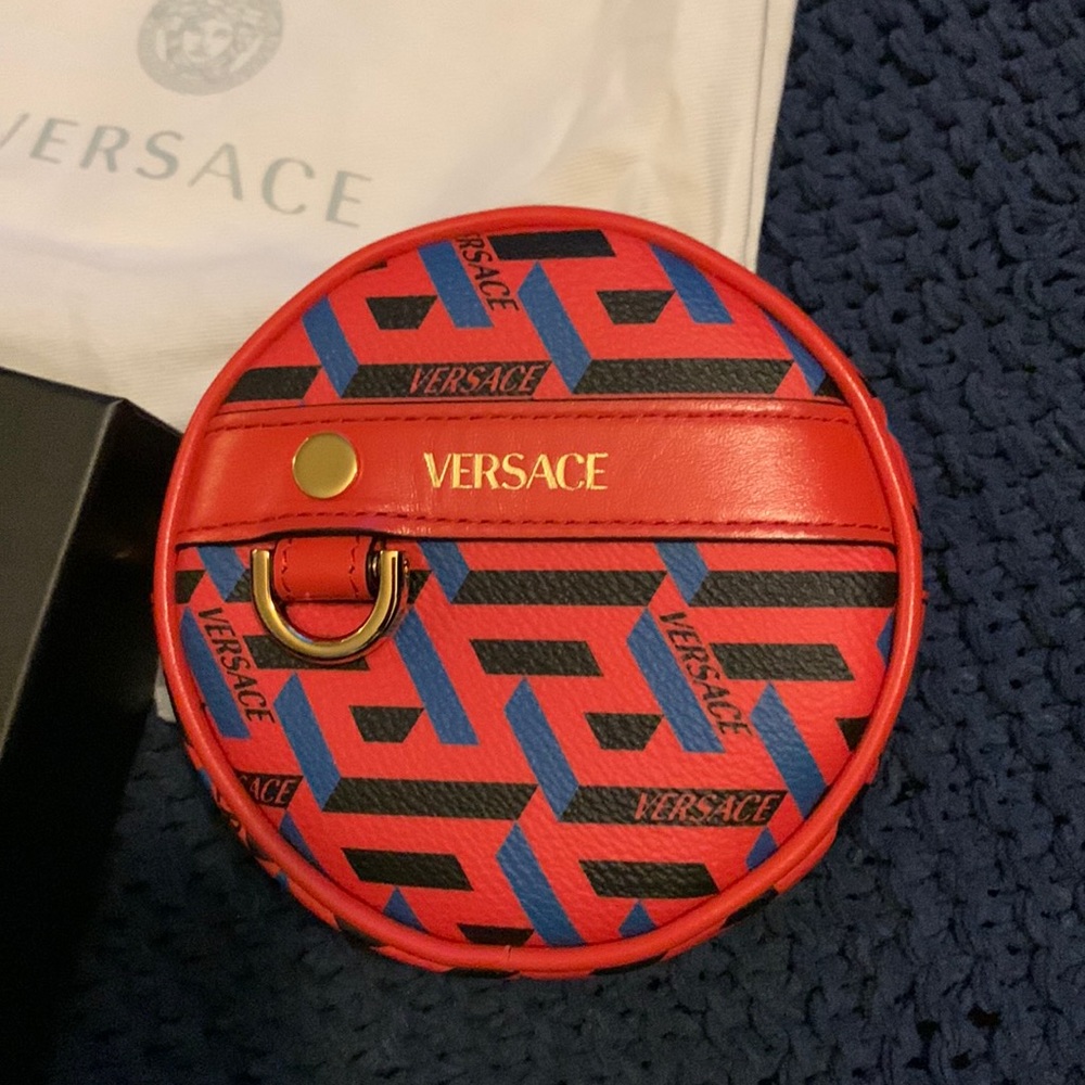 Versace round pouch